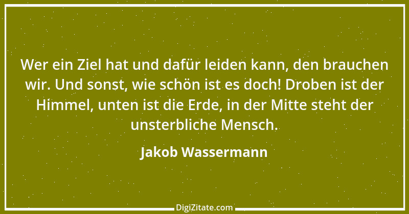 Zitat von Jakob Wassermann 15