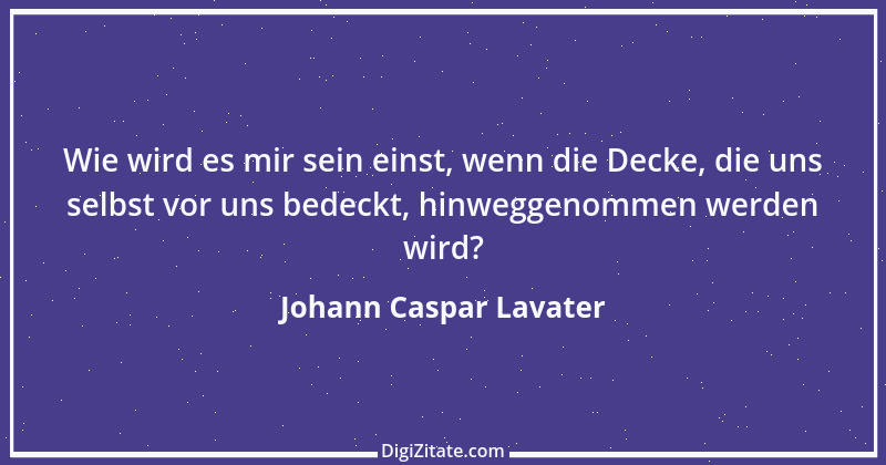 Zitat von Johann Caspar Lavater 164