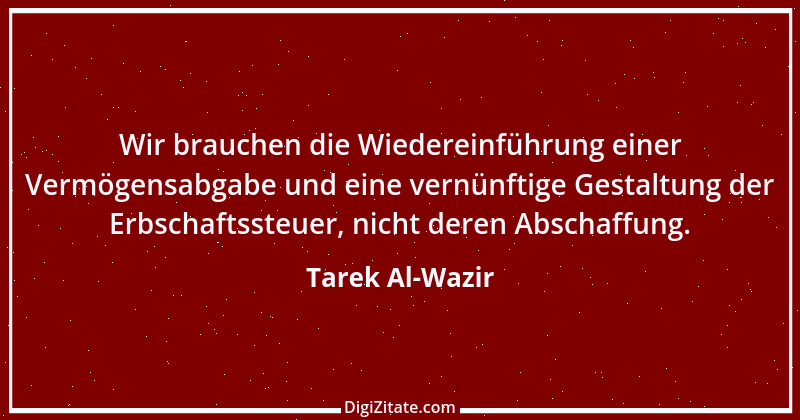 Zitat von Tarek Al-Wazir 2