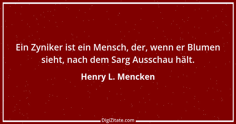 Zitat von Henry L. Mencken 1