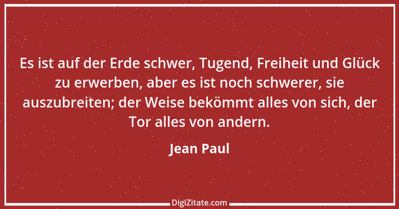 Zitat von Jean Paul 1340