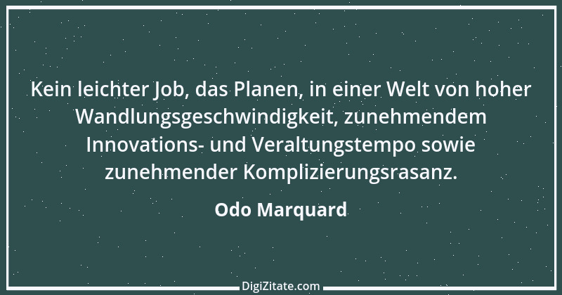 Zitat von Odo Marquard 3