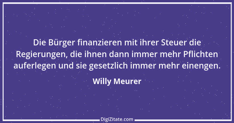 Zitat von Willy Meurer 1496