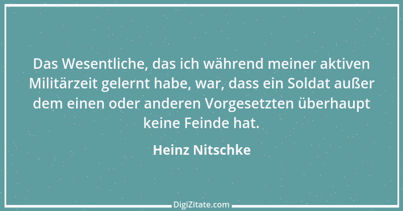 Zitat von Heinz Nitschke 3