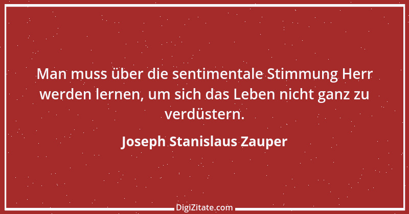 Zitat von Joseph Stanislaus Zauper 96