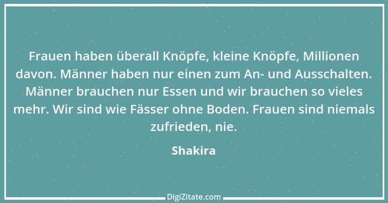 Zitat von Shakira 1