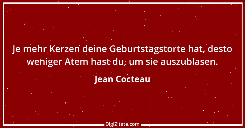 Zitat von Jean Cocteau 7