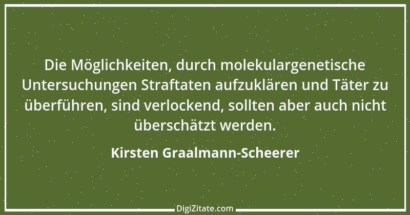 Zitat von Kirsten Graalmann-Scheerer 1