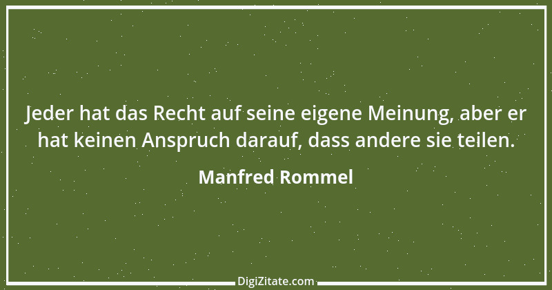 Zitat von Manfred Rommel 36