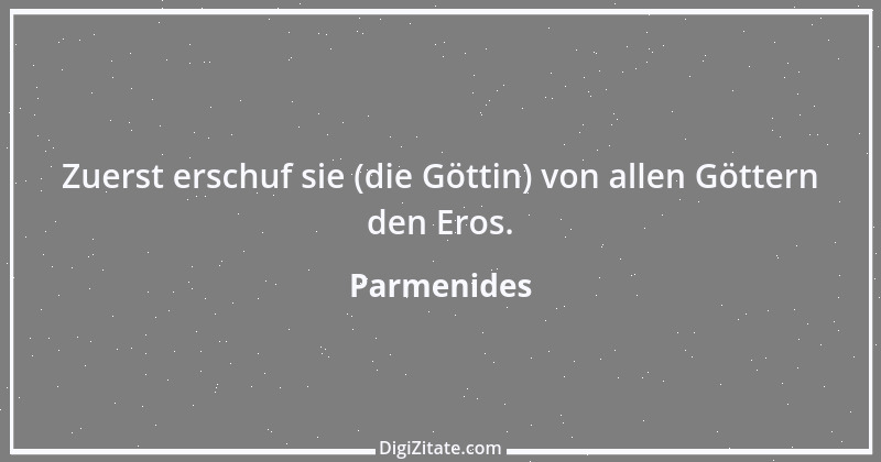 Zitat von Parmenides 5