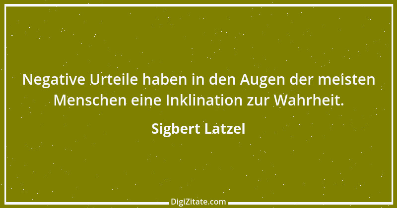 Zitat von Sigbert Latzel 105