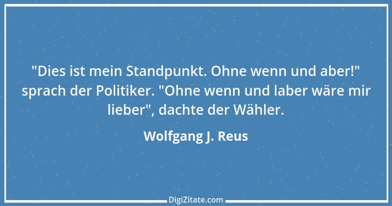 Zitat von Wolfgang J. Reus 1036