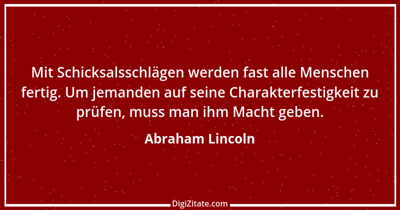 Zitat von Abraham Lincoln 51