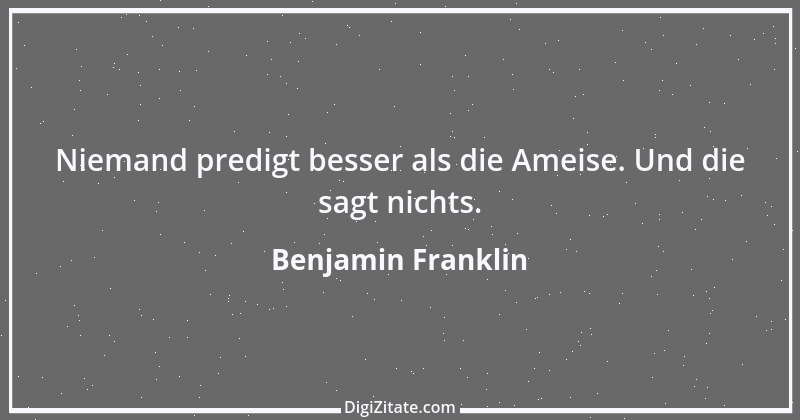 Zitat von Benjamin Franklin 53