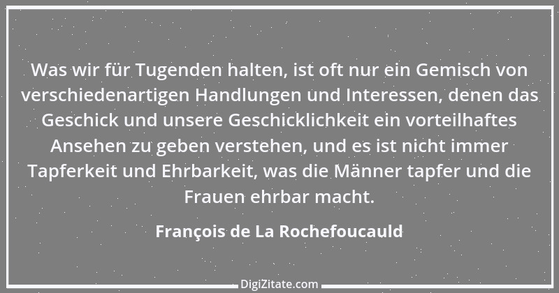 Zitat von François de La Rochefoucauld 110