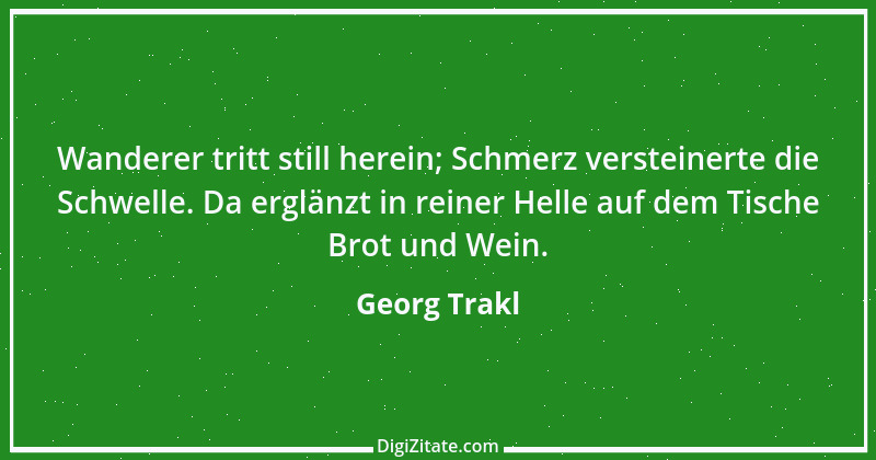 Zitat von Georg Trakl 1