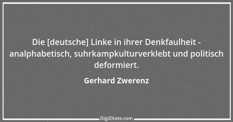 Zitat von Gerhard Zwerenz 6