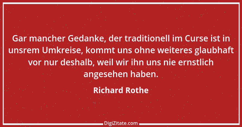 Zitat von Richard Rothe 49