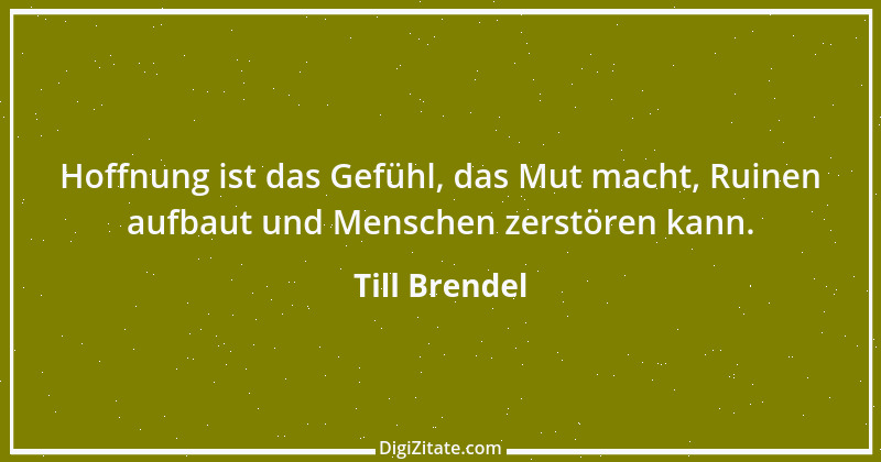 Zitat von Till Brendel 15