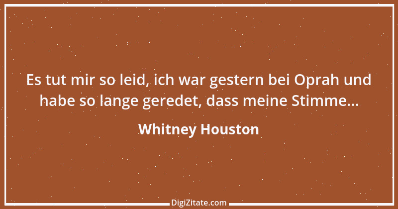 Zitat von Whitney Houston 2