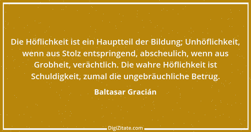 Zitat von Baltasar Gracián 3