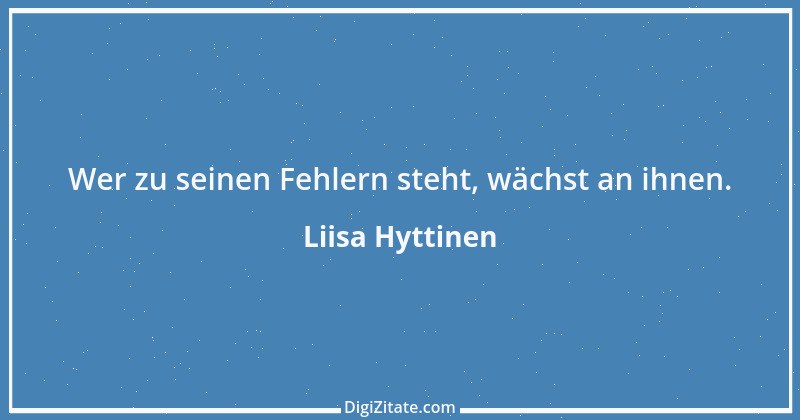 Zitat von Liisa Hyttinen 30