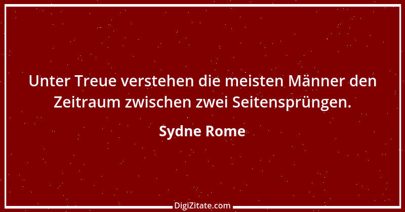 Zitat von Sydne Rome 1