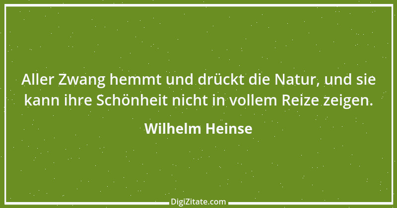 Zitat von Wilhelm Heinse 13