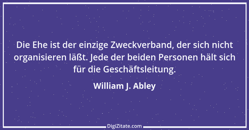 Zitat von William J. Abley 1