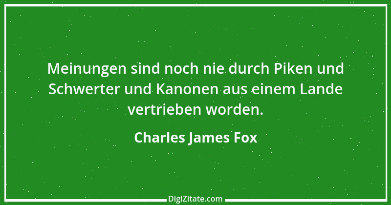 Zitat von Charles James Fox 2