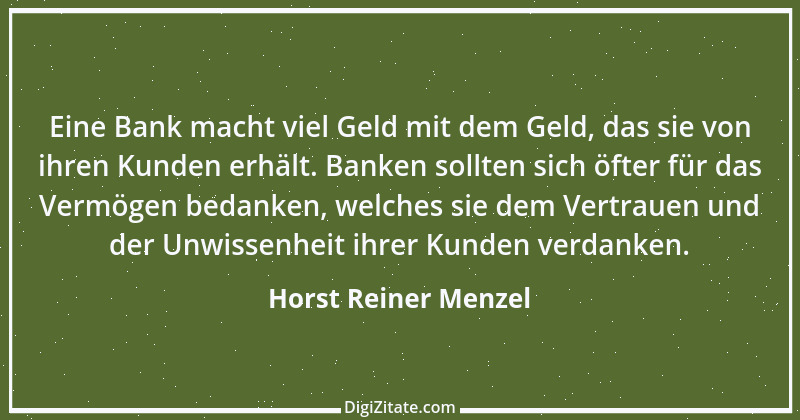 Zitat von Horst Reiner Menzel 9