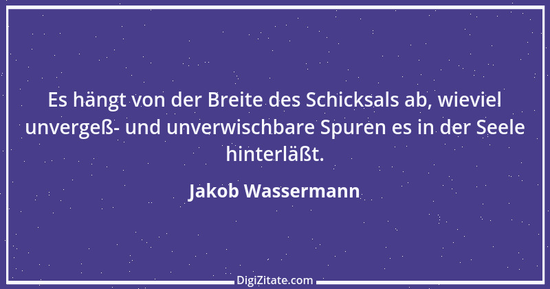 Zitat von Jakob Wassermann 20