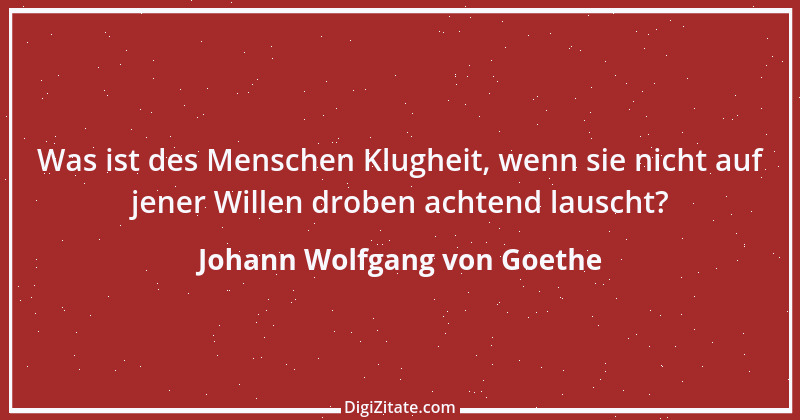 Zitat von Johann Wolfgang von Goethe 2199