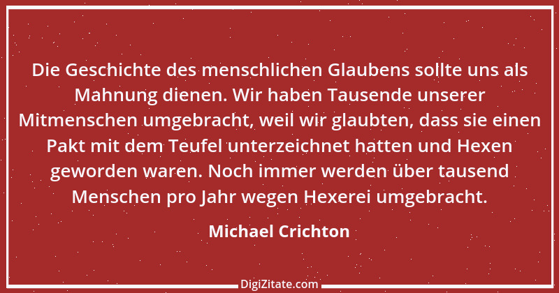 Zitat von Michael Crichton 5