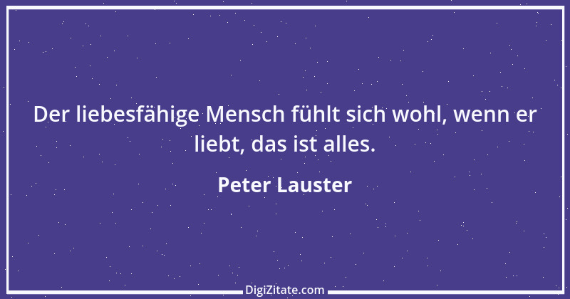 Zitat von Peter Lauster 23