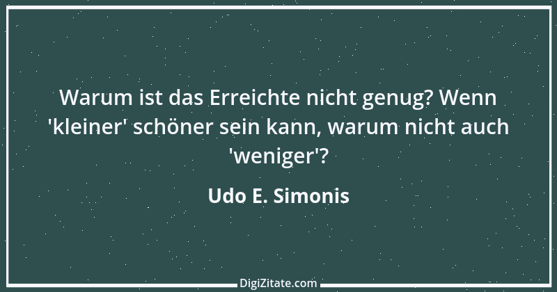 Zitat von Udo E. Simonis 1