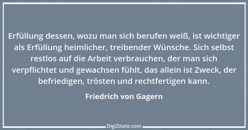 Zitat von Friedrich von Gagern 1