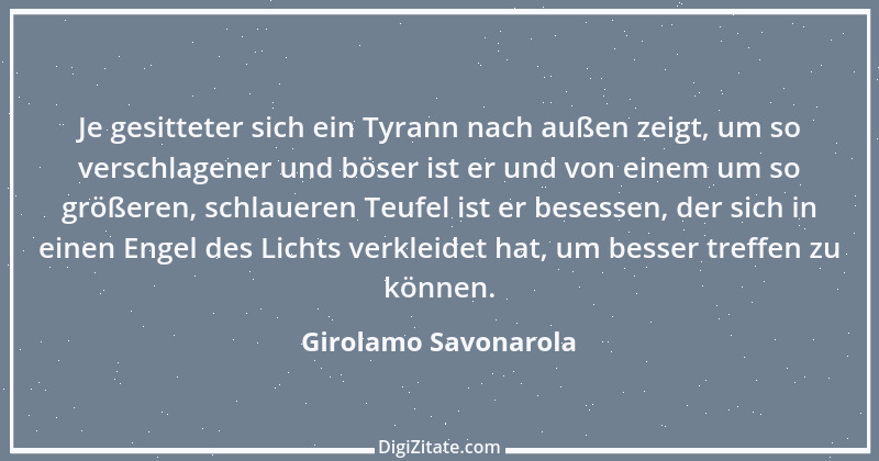 Zitat von Girolamo Savonarola 4