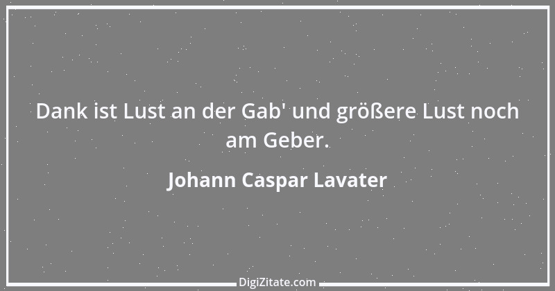 Zitat von Johann Caspar Lavater 170