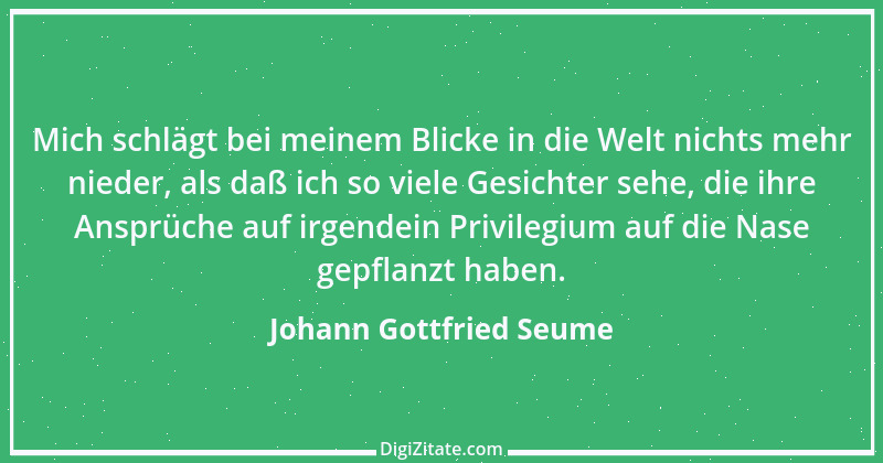 Zitat von Johann Gottfried Seume 133