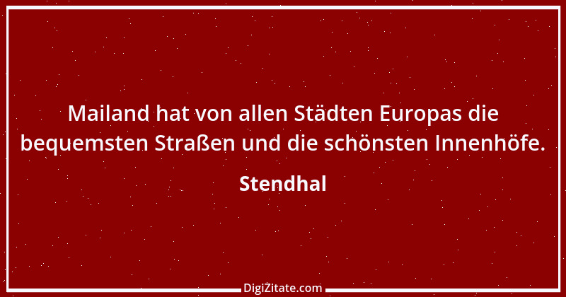 Zitat von Stendhal 170