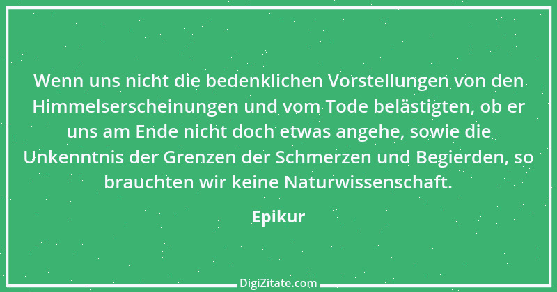 Zitat von Epikur 148