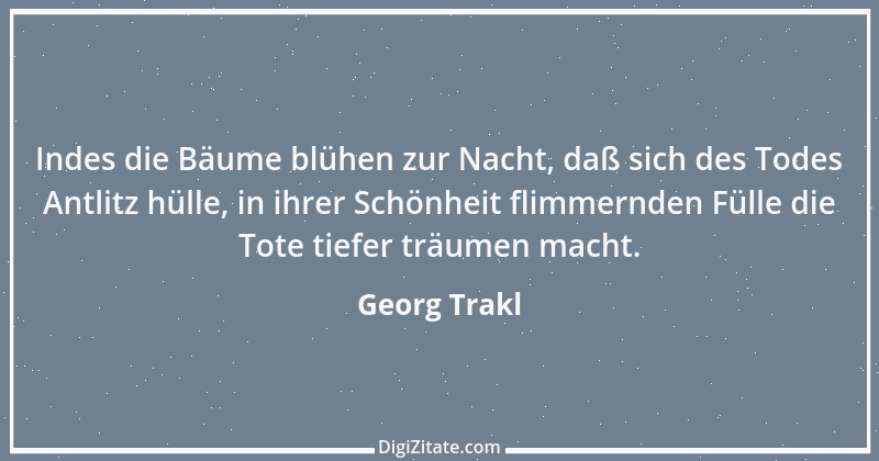 Zitat von Georg Trakl 5