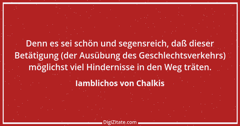 Zitat von Iamblichos von Chalkis 1