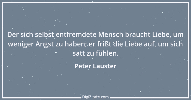 Zitat von Peter Lauster 25