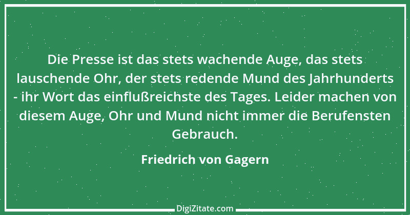 Zitat von Friedrich von Gagern 3