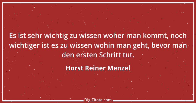 Zitat von Horst Reiner Menzel 12