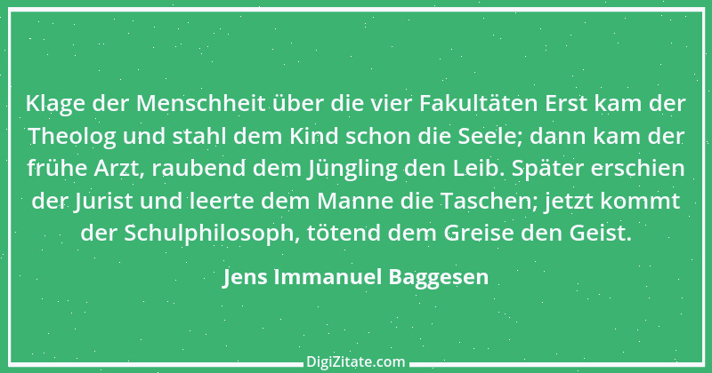 Zitat von Jens Immanuel Baggesen 2