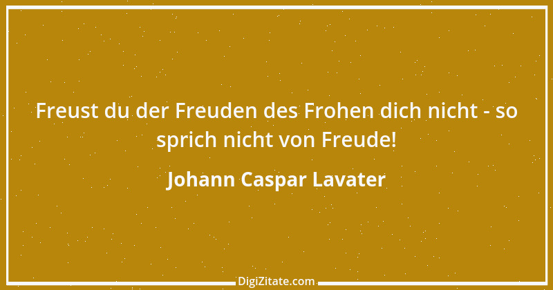 Zitat von Johann Caspar Lavater 172