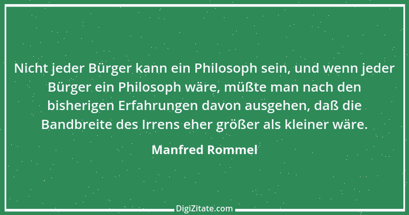 Zitat von Manfred Rommel 42